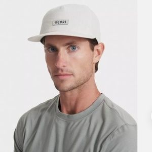 Vuori White Ball Cap Linen Blend Hat NWT Signal Hemp Hat